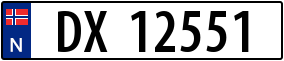 Truck License Plate